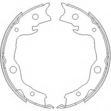 Комплект колодок стояночной тормозной системы ROADHOUSE ZSX475200 / 4752.00