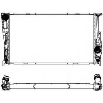 Радиатор охлаждения двигателя SAKURA Automotive 3011-8502