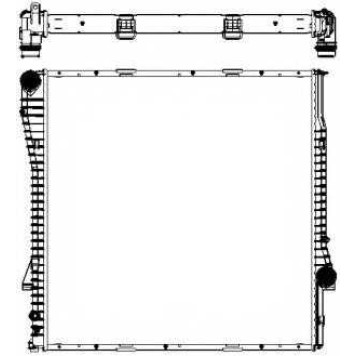 Радиатор охлаждения двигателя SAKURA Automotive 3012-1001