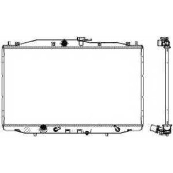 Радиатор охлаждения двигателя SAKURA Automotive 3071-1011