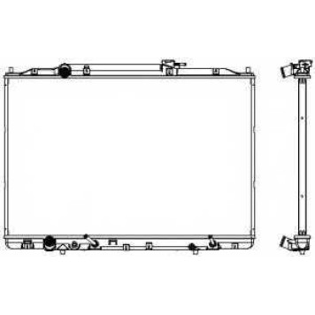 Радиатор охлаждения двигателя SAKURA Automotive 3071-8501