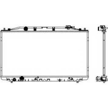 Радиатор охлаждения двигателя SAKURA Automotive 3071-8504
