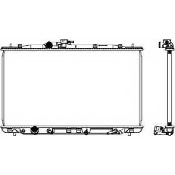 Радиатор охлаждения двигателя SAKURA Automotive 3071-8507