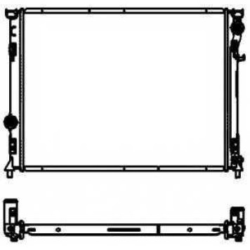 Радиатор охлаждения двигателя SAKURA Automotive 3091-1013