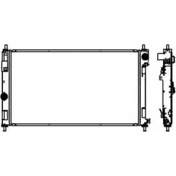 Радиатор охлаждения двигателя SAKURA Automotive 3091-8501