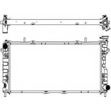 Радиатор охлаждения двигателя SAKURA Automotive 3131-1009