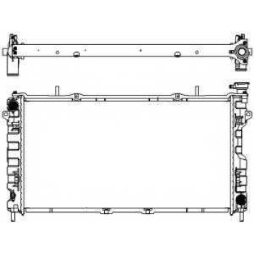 Радиатор охлаждения двигателя SAKURA Automotive 3131-1010