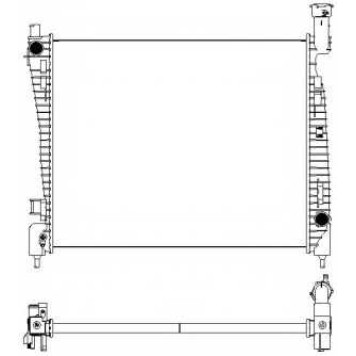 Радиатор охлаждения двигателя SAKURA Automotive 3131-8508