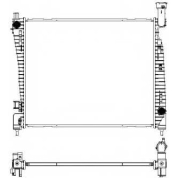 Радиатор охлаждения двигателя SAKURA Automotive 3131-8509
