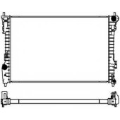Радиатор охлаждения двигателя SAKURA Automotive 3161-8520