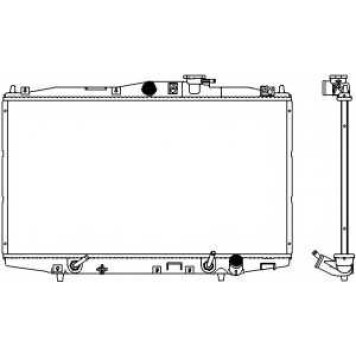 Радиатор охлаждения двигателя SAKURA Automotive 3211-1007
