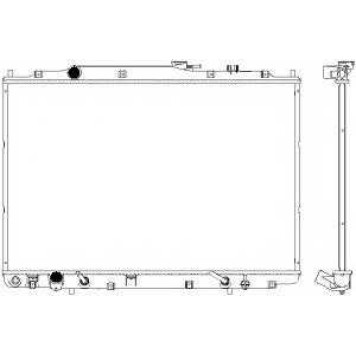 Радиатор охлаждения двигателя SAKURA Automotive 3211-1010