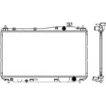 Радиатор охлаждения двигателя SAKURA Automotive 3211-1015
