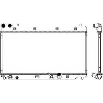 Радиатор охлаждения двигателя SAKURA Automotive 3211-1029
