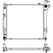 Радиатор охлаждения двигателя SAKURA Automotive 3221-7001