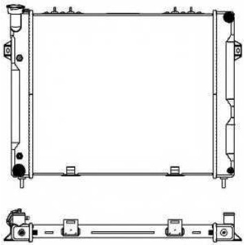 Радиатор охлаждения двигателя SAKURA Automotive 3231-1009