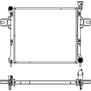 Радиатор охлаждения двигателя SAKURA Automotive 3231-1011