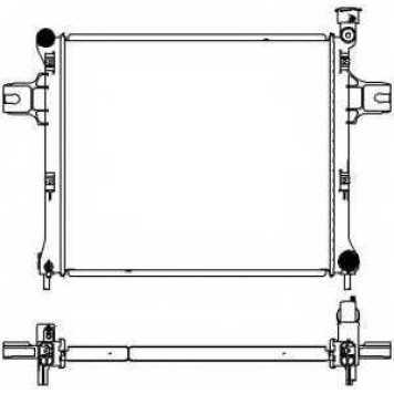 Радиатор охлаждения двигателя SAKURA Automotive 3231-1012