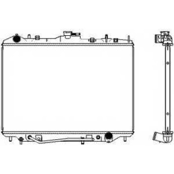 Радиатор охлаждения двигателя SAKURA Automotive 3241-1003