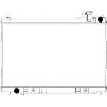 Радиатор охлаждения двигателя SAKURA Automotive 3251-1006