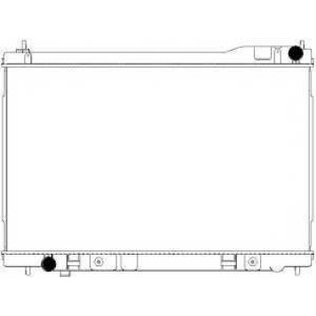 Радиатор охлаждения двигателя SAKURA Automotive 3251-1007