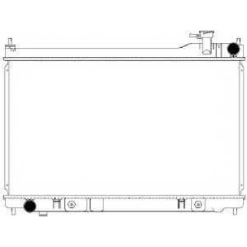 Радиатор охлаждения двигателя SAKURA Automotive 3251-1010