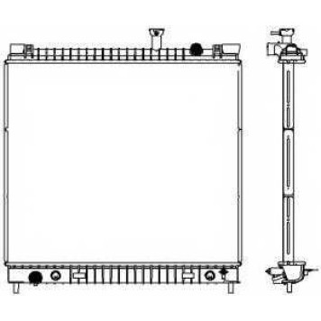 Радиатор охлаждения двигателя SAKURA Automotive 3251-1013