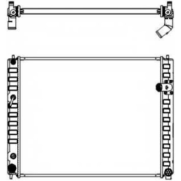 Радиатор охлаждения двигателя SAKURA Automotive 3251-8501