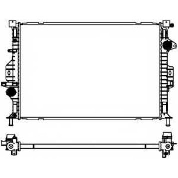 Радиатор охлаждения двигателя SAKURA Automotive 3261-8501