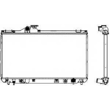 Радиатор охлаждения двигателя SAKURA Automotive 3271-1005