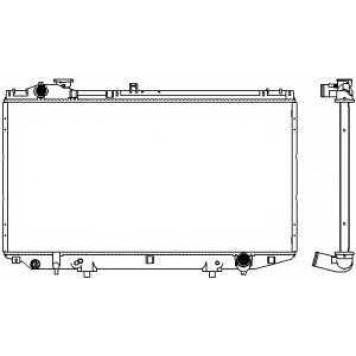 Радиатор охлаждения двигателя SAKURA Automotive 3271-1009