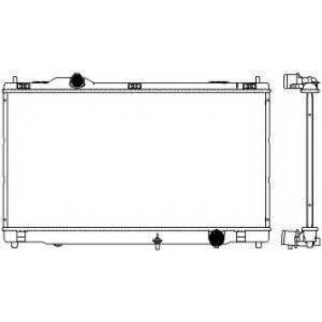 Радиатор охлаждения двигателя SAKURA Automotive 3271-8503