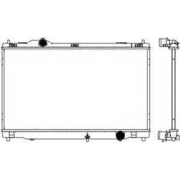 Радиатор охлаждения двигателя SAKURA Automotive 3271-8504