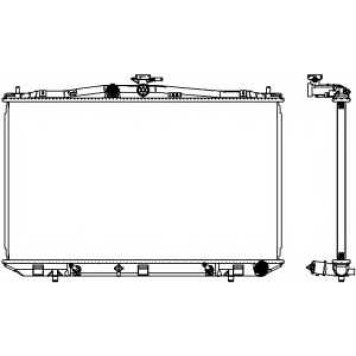 Радиатор охлаждения двигателя SAKURA Automotive 3271-8506