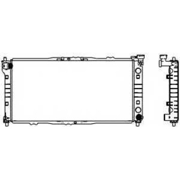 Радиатор охлаждения двигателя SAKURA Automotive 3301-1003