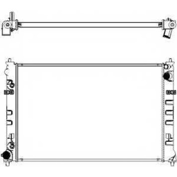 Радиатор охлаждения двигателя SAKURA Automotive 3301-1016