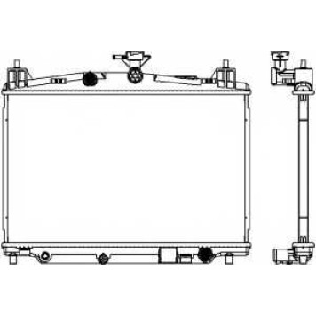 Радиатор охлаждения двигателя SAKURA Automotive 3301-1047