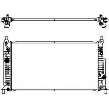 Радиатор охлаждения двигателя SAKURA Automotive 3301-8505