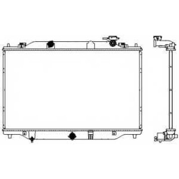 Радиатор охлаждения двигателя SAKURA Automotive 3301-8508
