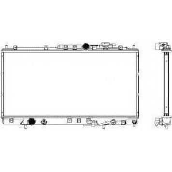 Радиатор охлаждения двигателя SAKURA Automotive 3321-1030