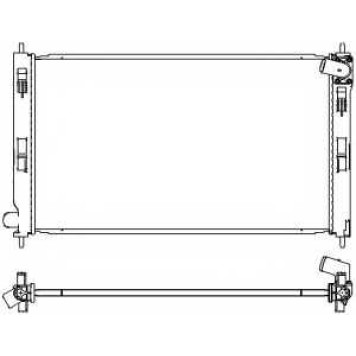 Радиатор охлаждения двигателя SAKURA Automotive 3321-8503