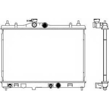 Радиатор охлаждения двигателя SAKURA Automotive 3341-1013