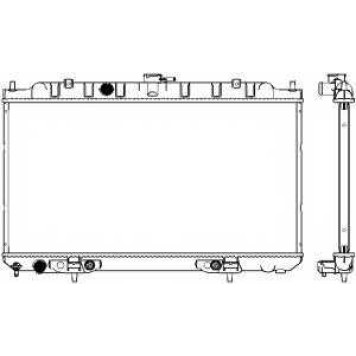 Радиатор охлаждения двигателя SAKURA Automotive 3341-1014
