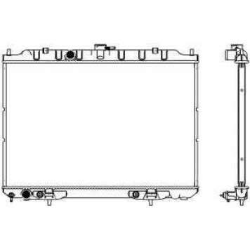 Радиатор охлаждения двигателя SAKURA Automotive 3341-1034