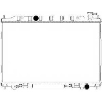 Радиатор охлаждения двигателя SAKURA Automotive 3341-1036