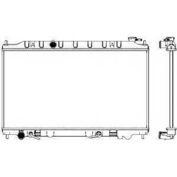 Радиатор охлаждения двигателя SAKURA Automotive 3341-1055