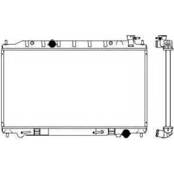 Радиатор охлаждения двигателя SAKURA Automotive 3341-1069