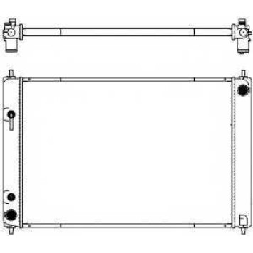 Радиатор охлаждения двигателя SAKURA Automotive 3341-8504