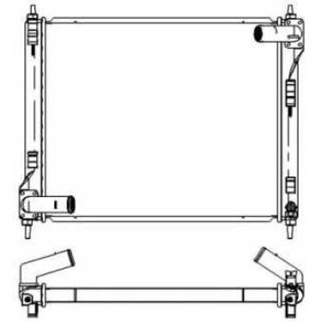 Радиатор охлаждения двигателя SAKURA Automotive 3341-8511