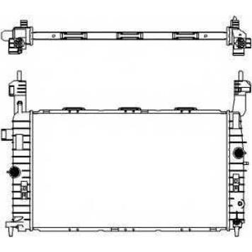 Радиатор охлаждения двигателя SAKURA Automotive 3351-1014